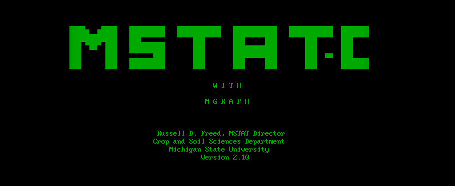  نرم افزار آماری MSTAT-C